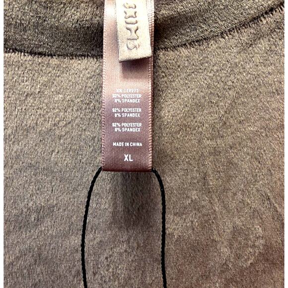 SKIMS Brown velour Cropped Tank Top Size XL NWOT - Picture 4 of 4